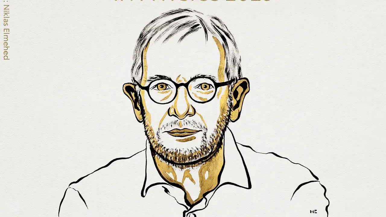 Imagen compartida en redes sociales anunciando al ganador del Premio Nobel de Física 2026, Francis Halzen.