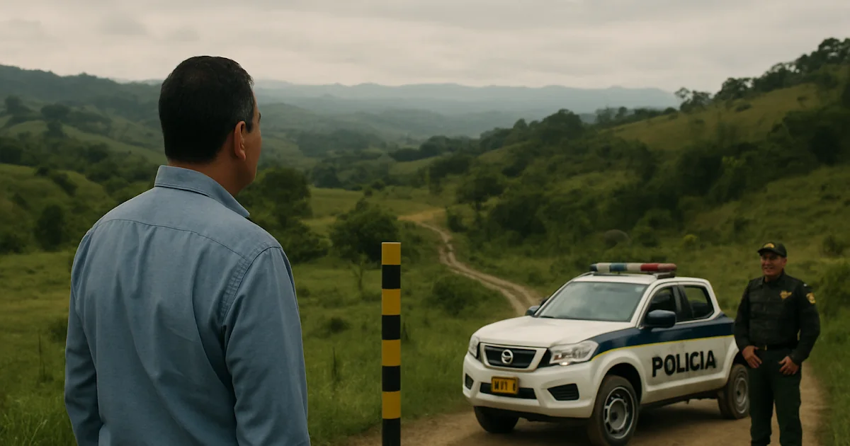Vista panorámica de una zona montañosa en la frontera entre Norte de Santander y Boyacá.